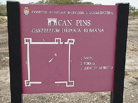 Plan of Roman Castle - Formentera, September 2000