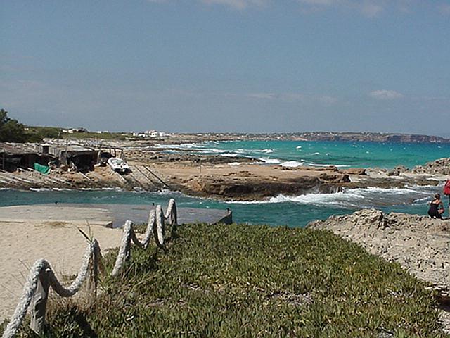 View of northern coast - Formentera, September 2000