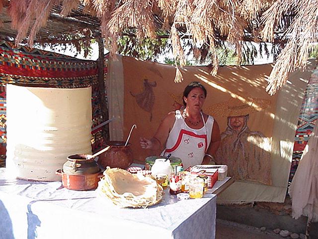 Pancake Booth - Hippie Market, el Pilar, Sept.13, 2000